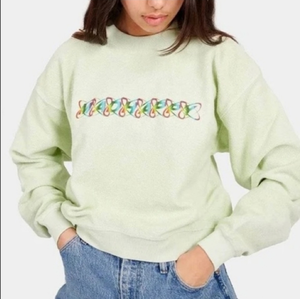 Madhappy Rainbow Eclipse Crewneck Sweatshirt Size… - image 5